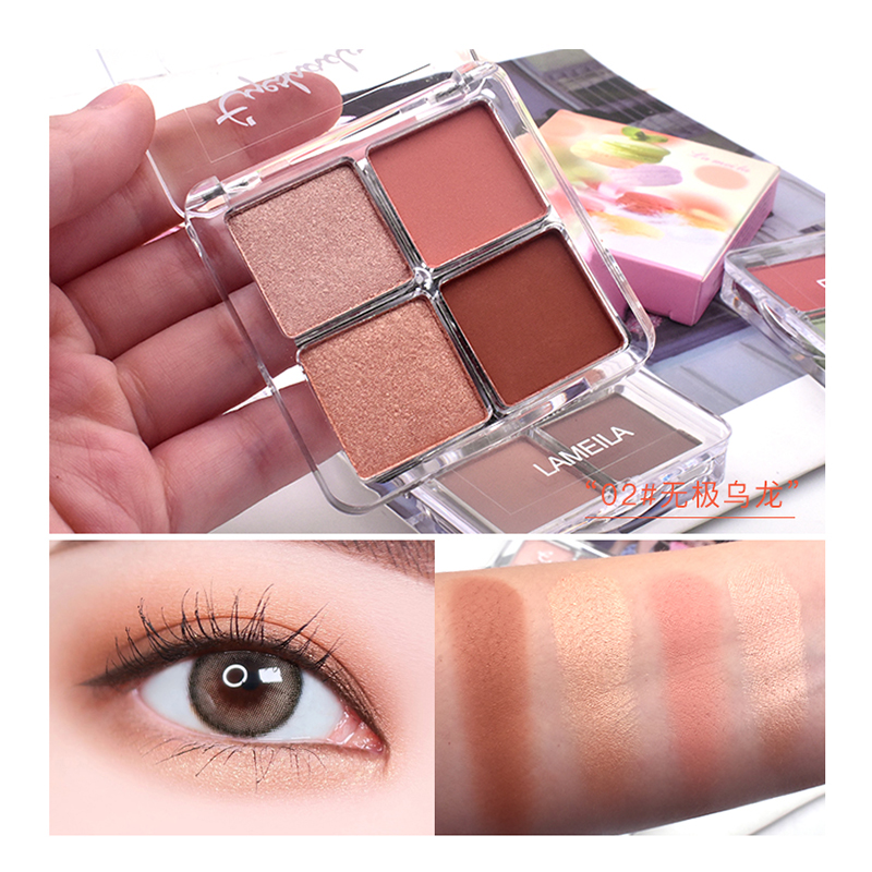 [Hàng mới về] Bảng Phấn Mắt Bốn Màu Trang Điểm Chuyên Nghiệp | BigBuy360 - bigbuy360.vn