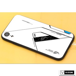 Ốp lưng kính cường lực iPhone XR - ROG Gaming