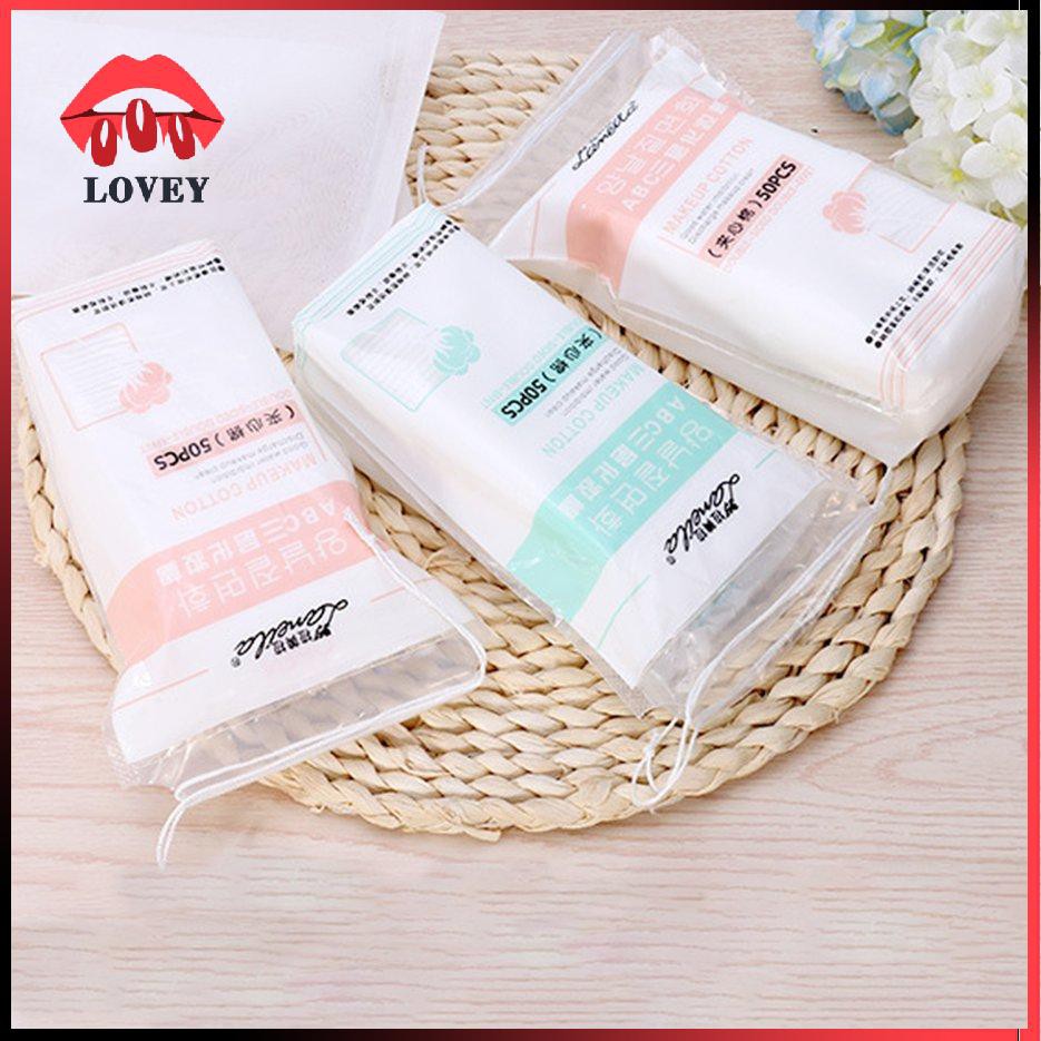 [Hàng mới về] Bông Tẩy Trang Làm Sạch Da Mặt Thương Hiệu Lameila