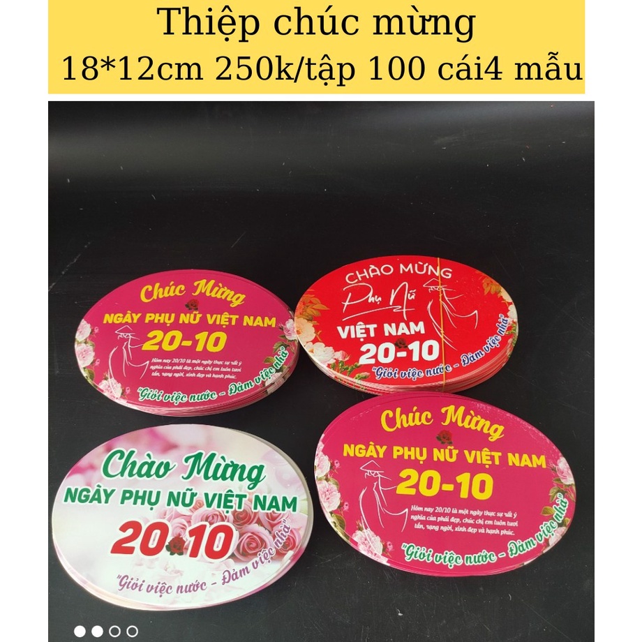 Tập 50 tờ tem 20/10, 20/11 trang trí giỏ hoa