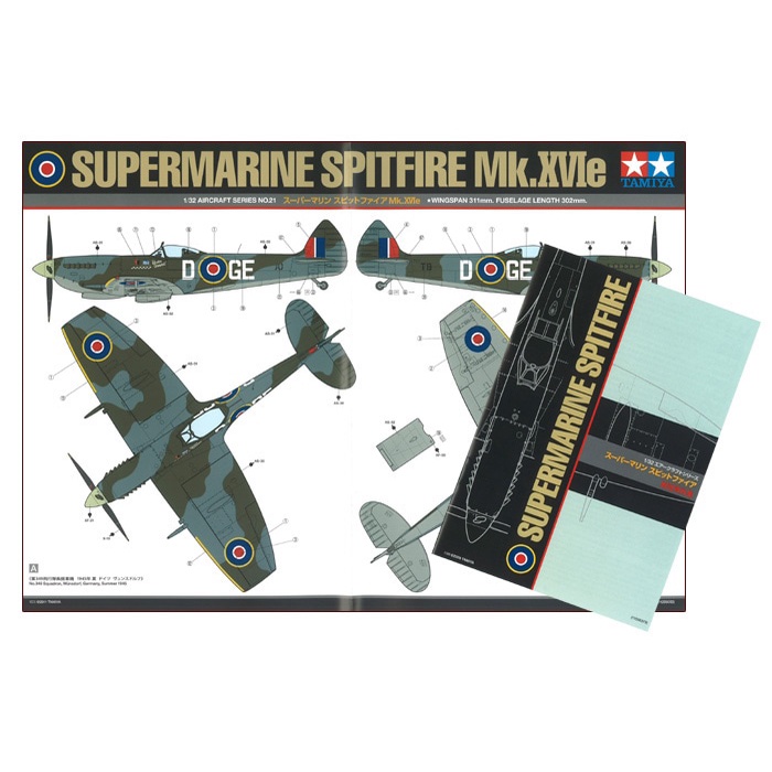 MÔ HÌNH MÁY BAY QUÂN SỰ 1/32 SCALE SUPERMARINE SPITFIRE MK.XⅥE 60321 Tamiya