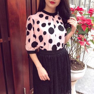 Sơmi  chấm bi