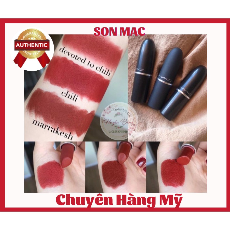 Son MAC Marrakesh /Chili/ Devoted to Chili