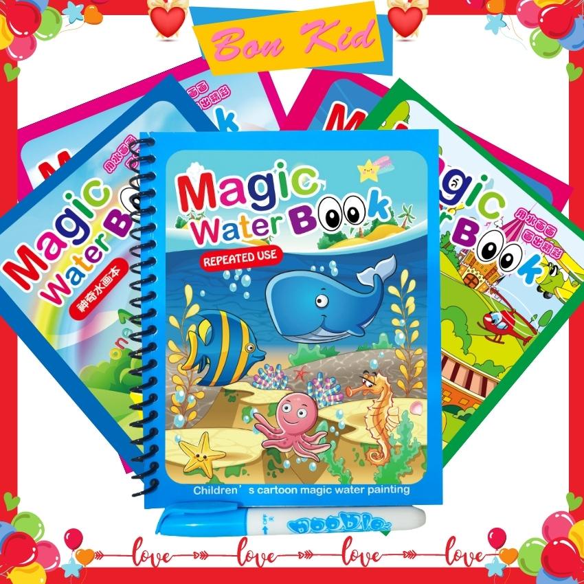 Tranh Tô Màu Nước Ma Thuật, Tập Tô Thần Kỳ Tự Xóa, Tái Sử Dụng Magic water book