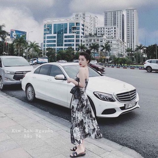 (size s) VÁY MAXI 2 DÂY LOANG CHẤT LỤA HOT - ĐẦM HAI DÂY VÂN ĐÁ