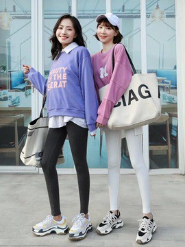 Quần Legging Thể Thao Màu Xám Thời Trang 2021 Cho Nữ