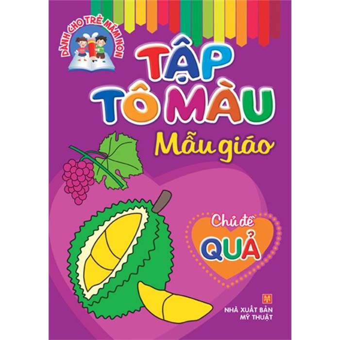 Sách - Túi bé tập tô màu mẫu giáo