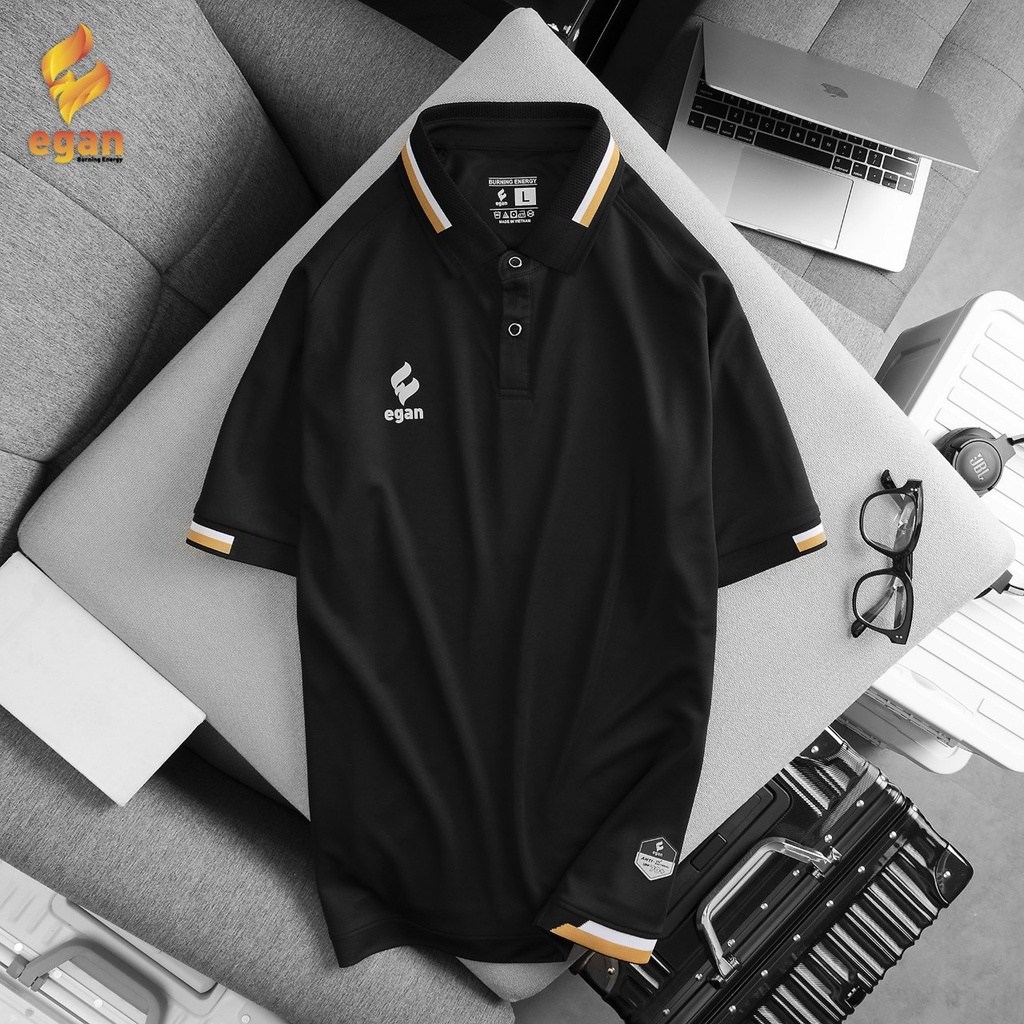 Áo polo Egan 04 mẫu mới 2022 chống tia UV thun cao cấp chính hãng đủ màu sắc phối tính tế