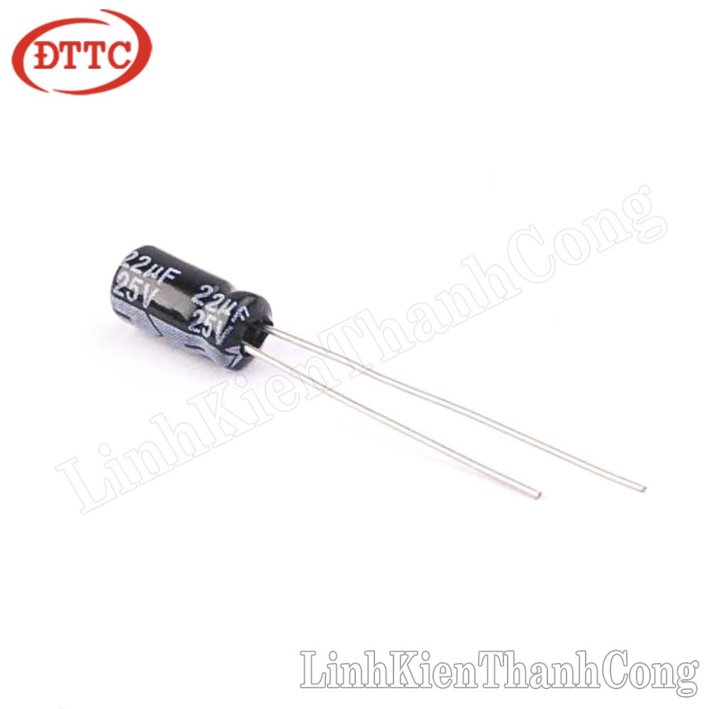 Bộ 5 Chiếc Tụ 22uF 25V (5x11mm)