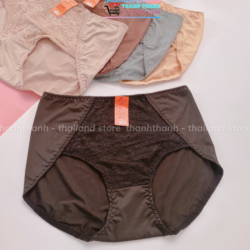 Quần lót ren thun lạnh cao cấp Bee Na Thái Lan 056 chất vải mềm mại, nhiều size