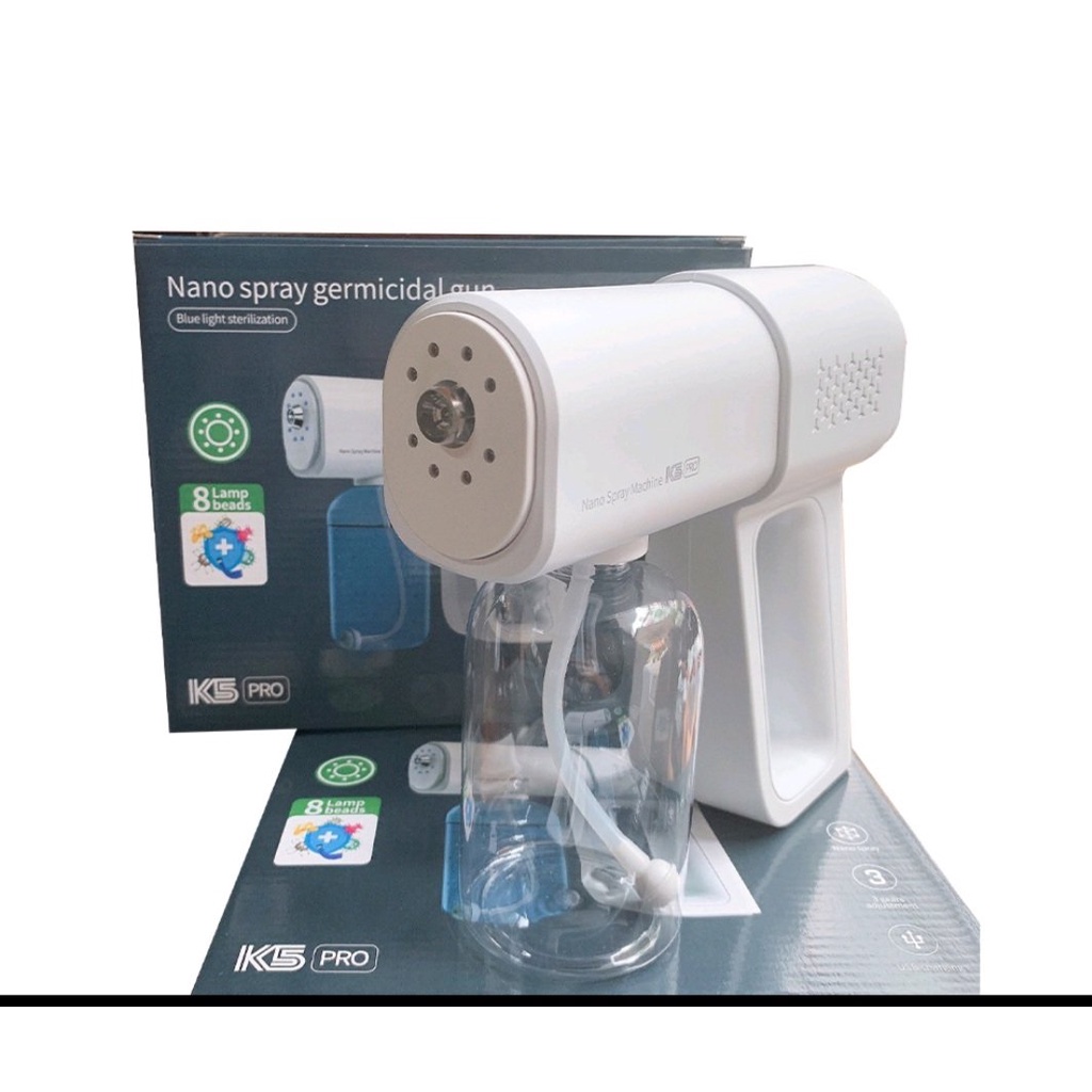 Súng Phun Khử Trùng TIA UV K5 pro- Súng Diệt Khuẩn NANO