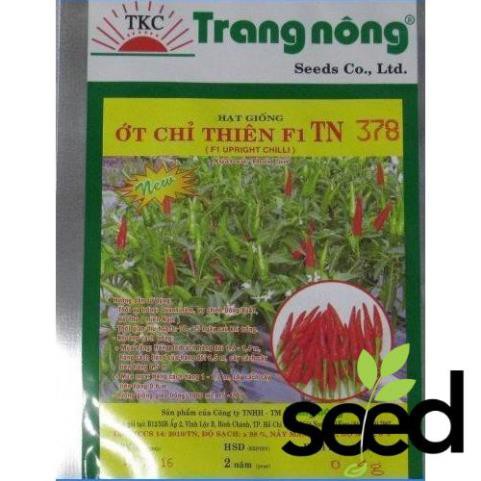 Hạt Giống Ớt Ấn Độ, Chỉ Thiên, Sừng Vàng, Sừng Cam 1 Gram - Hạt Giống Chất Lượng