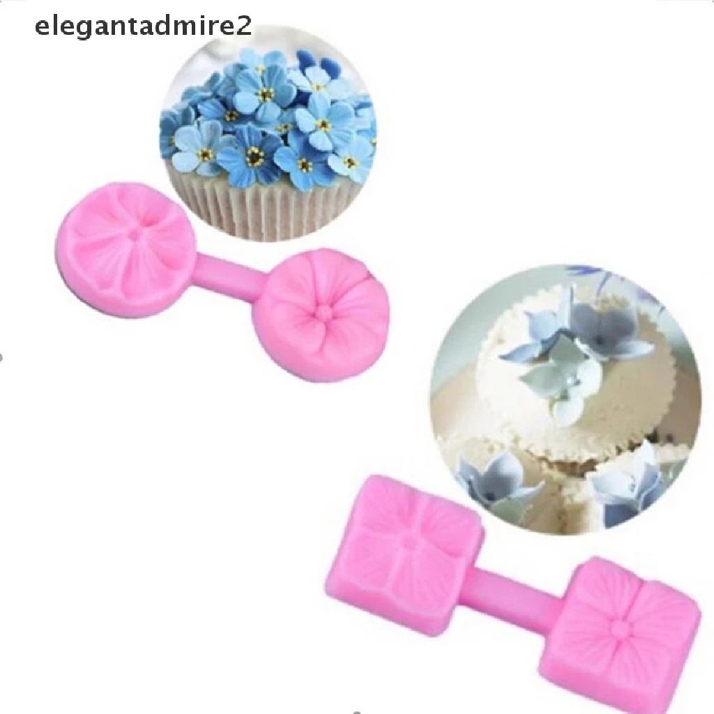 [gant] Flower Silicone Mold Embossed Fondant Cake Clay Candy Jelly Chocolate Molds .
