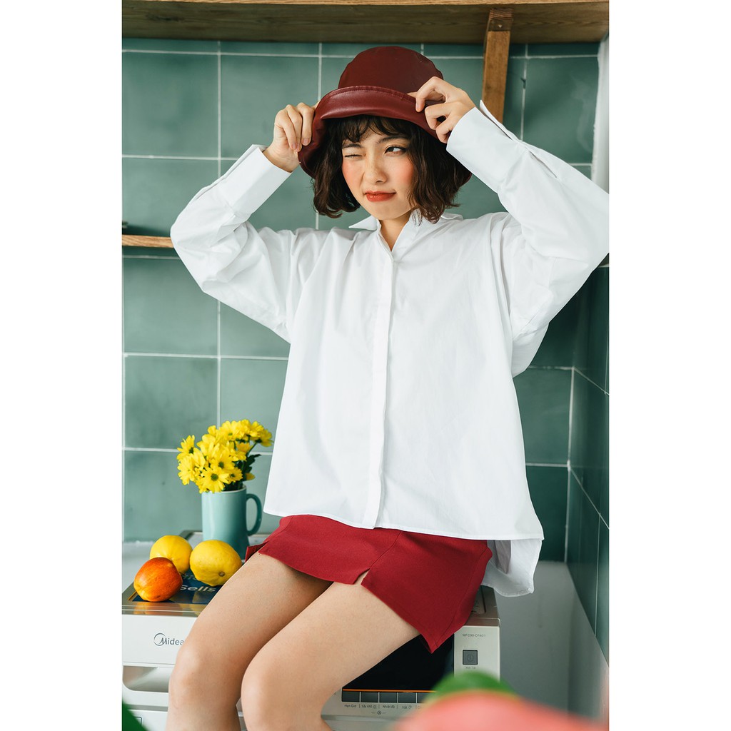 [Mã WABRWA8 giảm 15% đơn 99k] DOTTIE - Váy Ngắn Xẻ Tà Đỏ Nữ S0022 | BigBuy360 - bigbuy360.vn