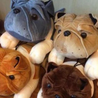 GẤU BÔNG CHÓ MẶT XE BIG PULL SIÊU CUTE HỘT ME 35X45CM