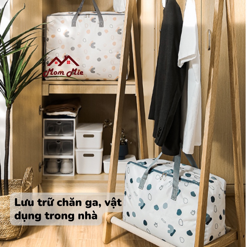 Túi đựng chăn mền, quần áo vải Oxford cao cấp, túi xách du lịch chống thấm - M104, M105