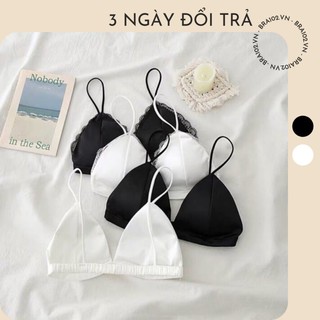 Áo bra satin - Áo lót trơn bóng co giãn A263