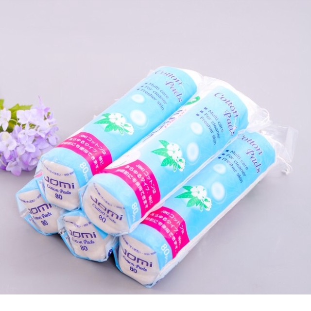 Bông Tẩy Trang Jomi Cotton Pads 80/120 miếng