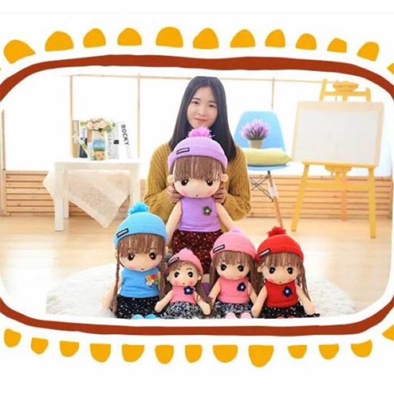 [ Hoả Tốc] Búp Bê Gấu Bông Váy Len Xinh Xắn Đáng Yêu