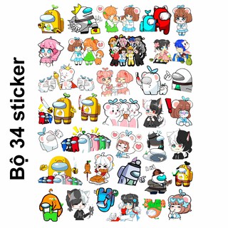 Sticker / Hình dán Hero Team ( Random)