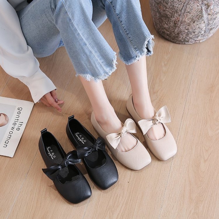 Giày Búp Bê Đế Bằng Thiết Kế Xinh Xắn Cho Nữ