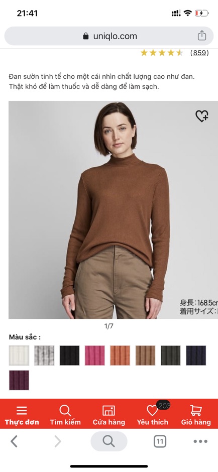 Áo len tăm 2019 uni japan