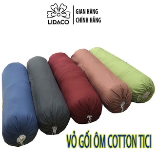 Vỏ gối ôm , nằm cotton tici LIDACO vải trơn kích thước tiêu chuẩn