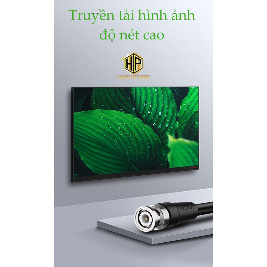 Dây cáp tín hiệu SDI Ugreen SP103 - Cáp camera chính hãng - Hapustore