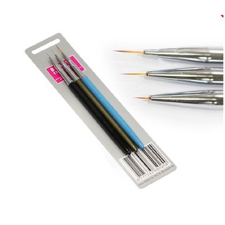 Set 3 cây cọ nét siêu mảnh chuyên dụng