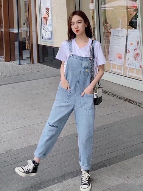 Quần yếm jean | BigBuy360 - bigbuy360.vn