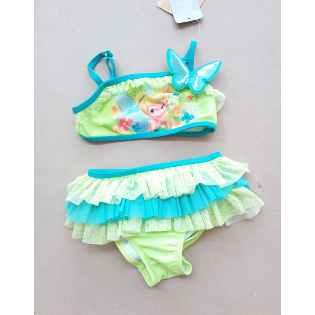 (Sz 8-9 kg)- Set đồ bơi Disney họa tiết Tinker Bell