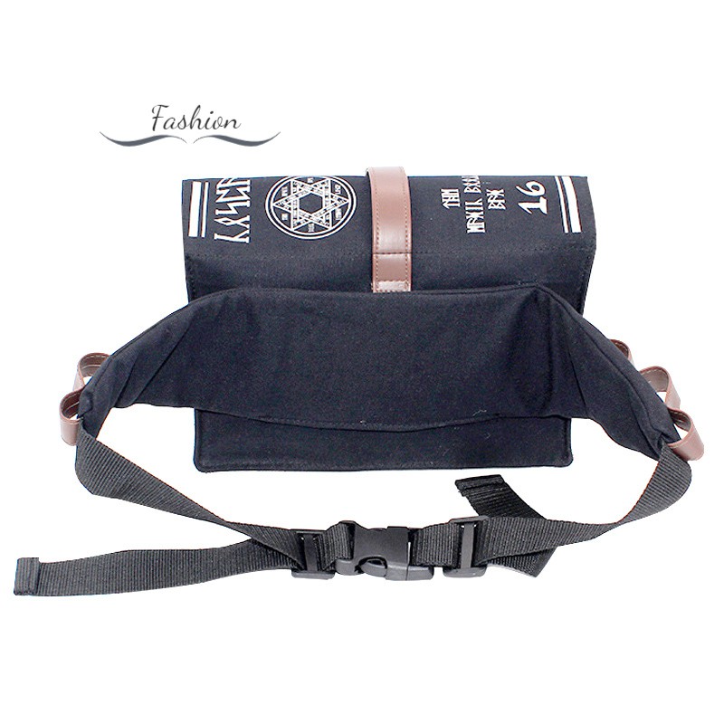 Túi đeo chéo hình quyển sách ma thuật phong cách gothic dùng hóa trang độc đáo