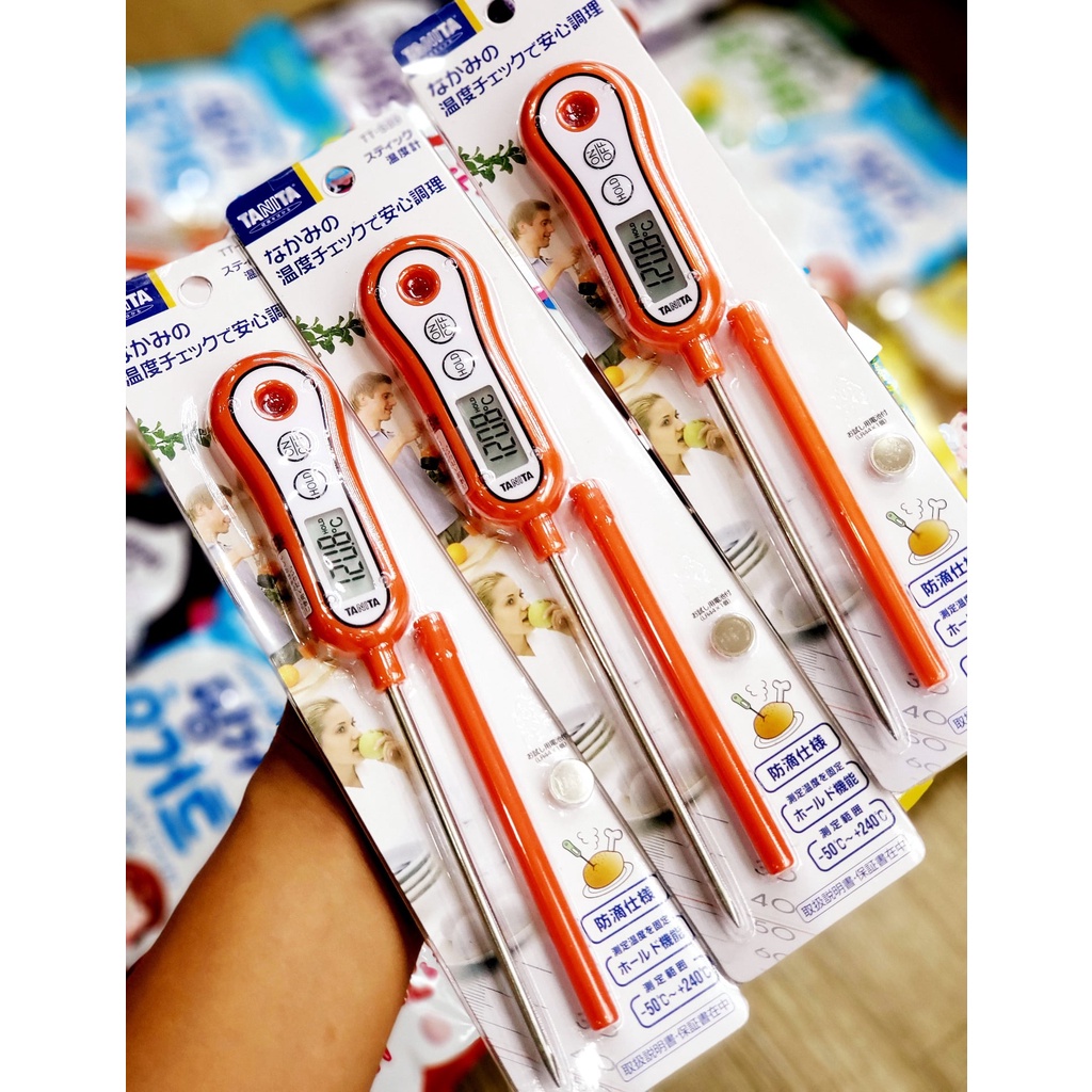 Nhiệt kế đa năng - đo nhiệt độ nước, sữa, thực phẩm TANITA cho bé