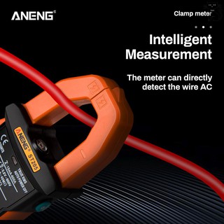 COD☆ ANENG ST205 4000 Counts Full Intelligent Automatic Range True RMS Digital Multimeter Clamp Meter