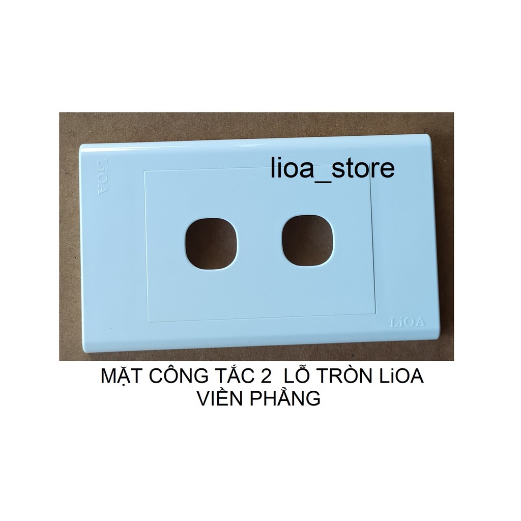 MẶT CÔNG TẮC TỪ 1-3 LỖ TRÒN LiOA.