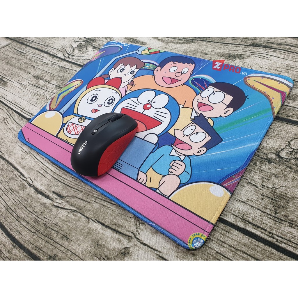 Lót chuột Doraemon Cỗ Máy Thời Gian 32x24cm dày 4 ly