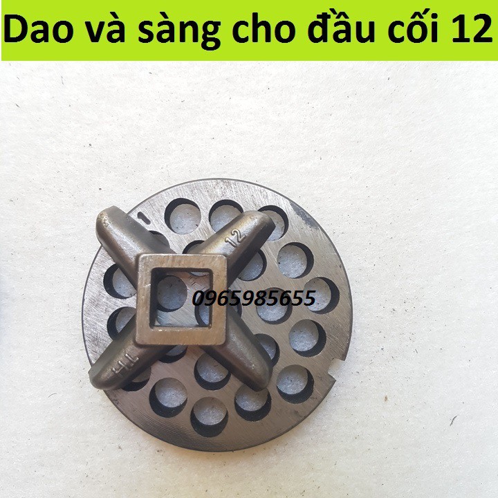 Phụ kiện máy xay thịt - lưỡi dao và mặt pic,mặt xàng đầu đùn xay thịt 12