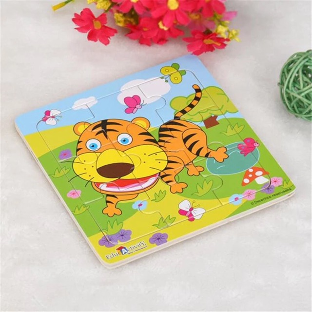 Combo 3 Tranh Ghép Gỗ Animal Giúp Bé Rèn Luyện Khả Năng Logic