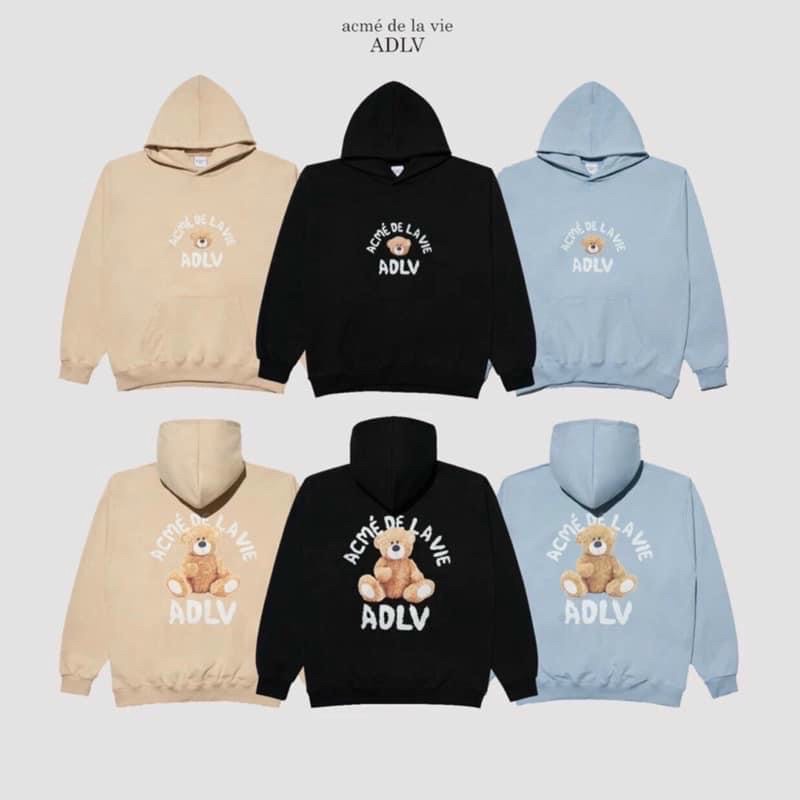 Áo hoodie adlv in hình chú gấu siêu hot, chất liệu nỉ bông mềm mịn đang hot