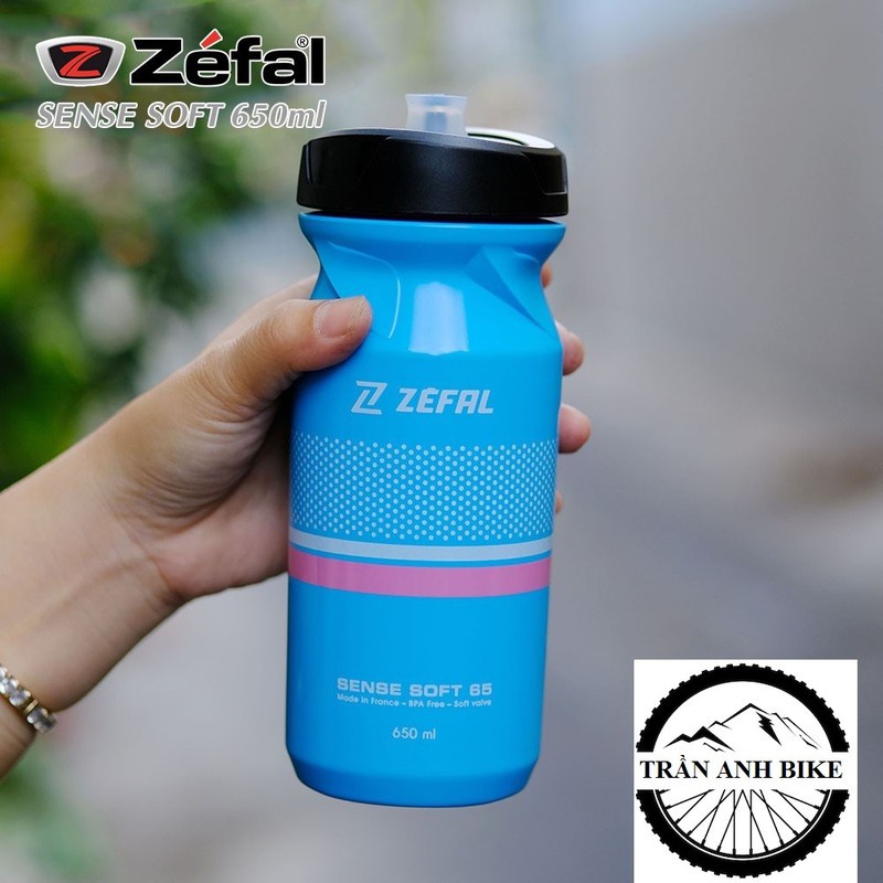 Bình nước xe đạp Zefal Sense Soft 650ml
