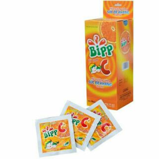 Com bo 10 gói kẹo ngậm BIPP C vị cam