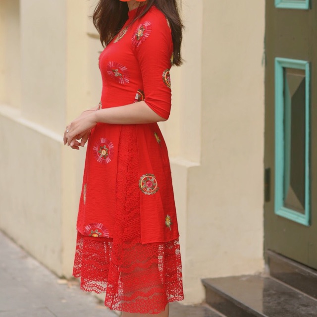 Áo dài tiin store new tag