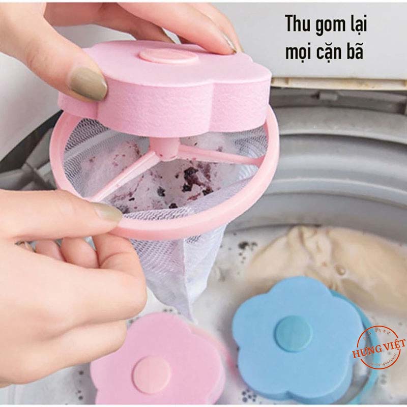 Phao Lọc Cặn Máy Giặt, Túi Lọc Bụi Bẩn trong Máy Giặt, Giữ Quần Áo Sạch Sẽ  [PHAO LOC MAY GIAT]