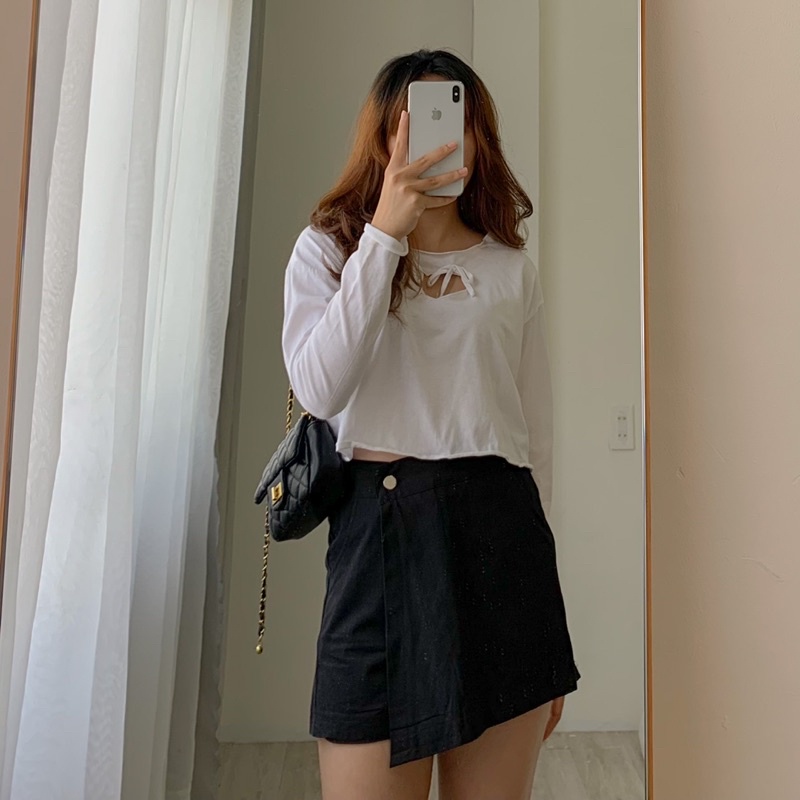 Áo croptop tim