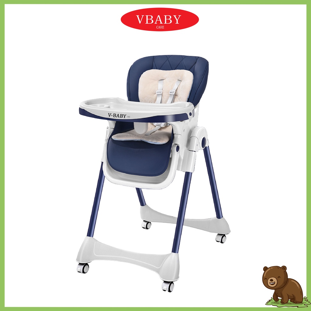 Ghế ăn dặm cho bé cao cấp V-Baby Grow 806