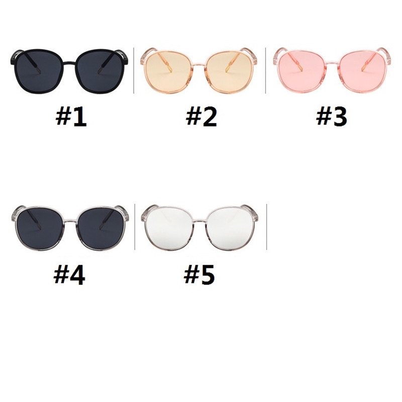 Candy Colors Large Frame Sunglasses Women Square Sunglasses Men Vintage Big Frame