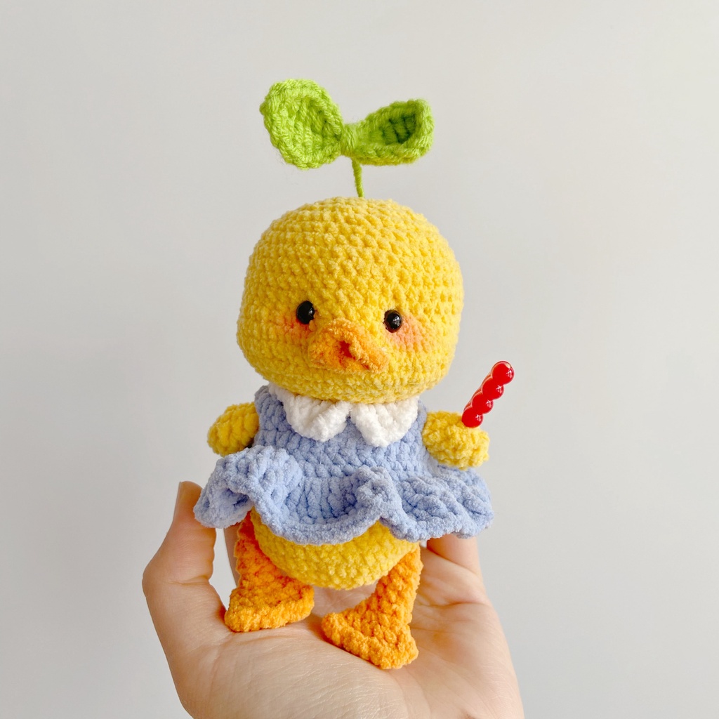 [Công thức giấy đọc kỹ mô tả]  Chart Tiếng Việt chú Vịt ngồi siêu đáng yêu  - Yêu Handmade