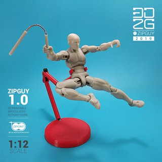 File in 3D mô hình ZIPGUY 1.0 ZIP TIE ACTION FIGURE