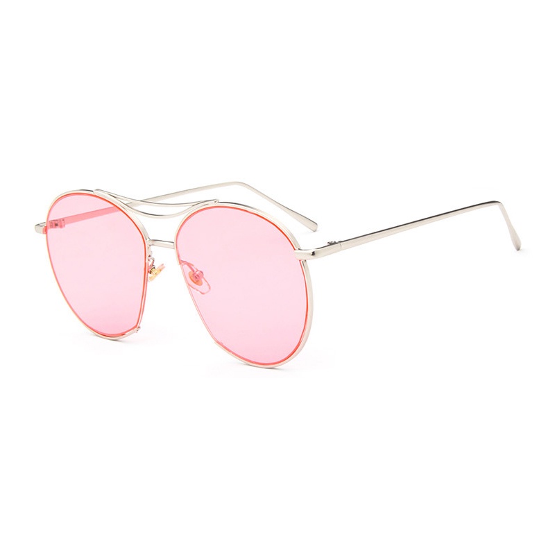 Kính mát Samjune gọng tròn phong cách vintage thời trang cho nữ