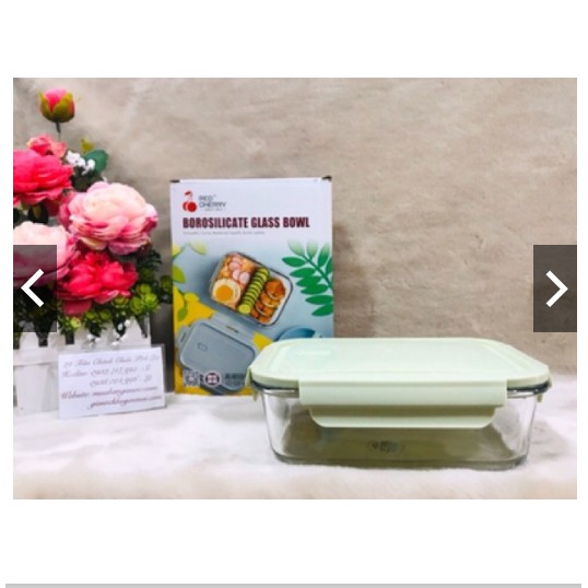 Hộp cơm văn phòng thủy tinh, Hộp đựng thực phẩm chữ nhật cao cấp có nắp hút chân không, đa năng -Thố thủy tinh chữ nhật | BigBuy360 - bigbuy360.vn